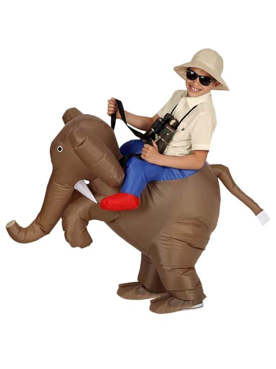 Disfraz Explorador sobre Elefante infantil