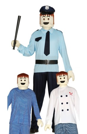 Disfraz Playmobil talla única Unisex
