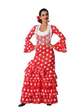 Disfraz Flamenca Rojo Alvero para adulta