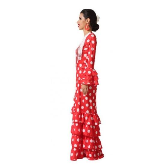 Disfraz Flamenca Rojo Alvero para adulta