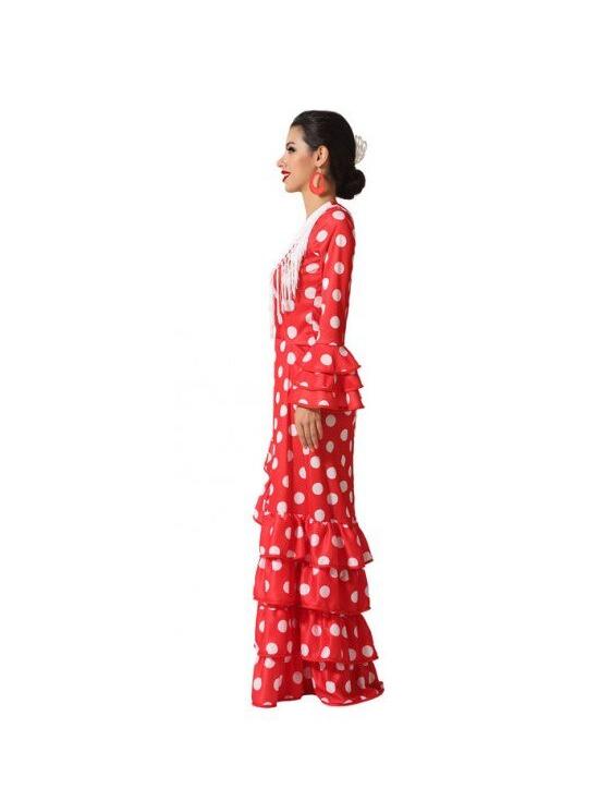 Disfraz Flamenca Rojo Alvero para adulta