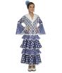 Disfraz Flamenca Sevilla Azul Alvero de Niña