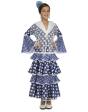 Disfraz Flamenca Sevilla Azul Alvero de Niña