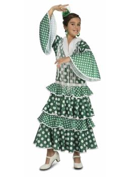 Disfraz Flamenca Sevilla Verde Niña