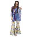 Disfraz Flower Power Lujo chica