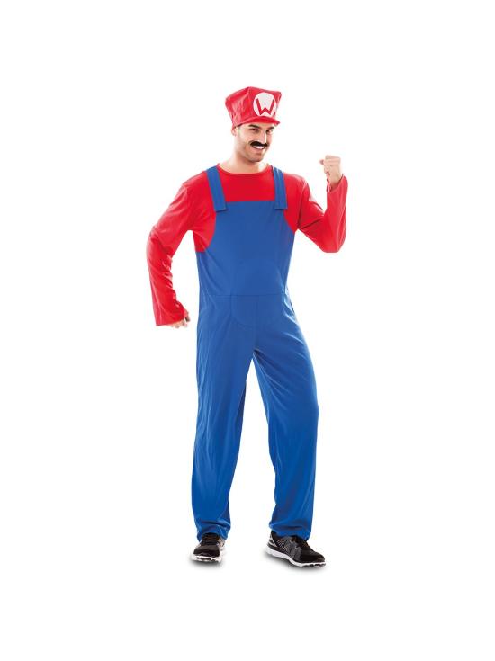 Disfraz Fontanero Mario Bros adulto