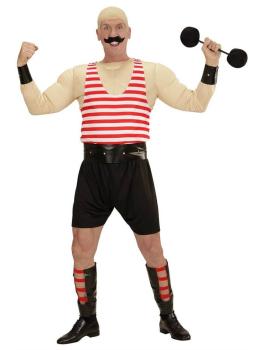 Disfraz Forzudo de Circo Lujo adulto