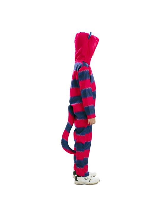 Disfraz Gato de Cheshire infantil unisex – Mono con capucha