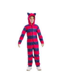 Disfraz Gato de Cheshire infantil unisex – Mono con capucha