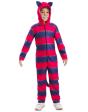 Disfraz Gato de Cheshire infantil unisex – Mono con capucha