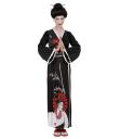 Disfraz Geisha Kimono Negro adulta