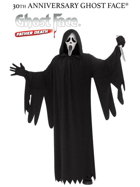 Disfraz Ghost Face 30º Aniversario Adulto