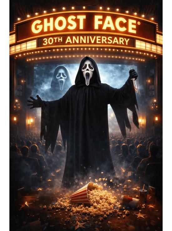 Disfraz Ghost Face 30º Aniversario Adulto