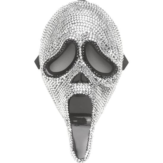 Disfraz Ghost Face Bling Mujer – Terror Brillante y Estilo Deslumbrante