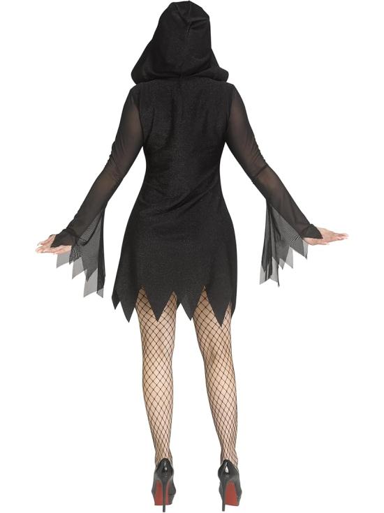 Disfraz Ghost Face Bling Mujer – Terror Brillante y Estilo Deslumbrante