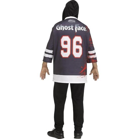 Disfraz Ghost Face Camiseta de Hockey – Terror Deportivo para Adultos