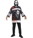 Disfraz Ghost Face Camiseta de Hockey – Terror Deportivo para Adultos