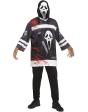 Disfraz Ghost Face Camiseta de Hockey – Terror Deportivo para Adultos