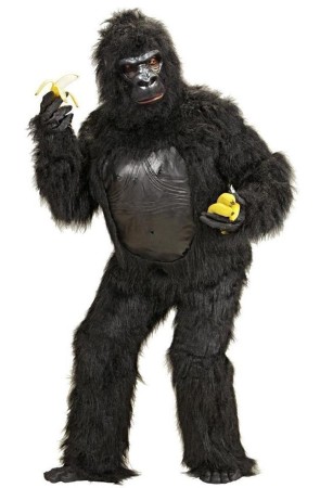 Disfraz Gorila Pelo lujo para adultos