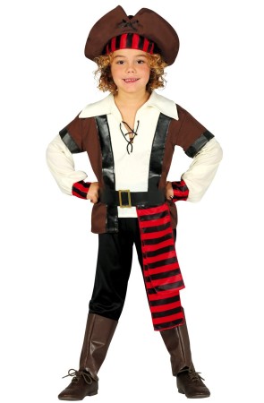 Disfraz Gran Capitán Pirata Mares niño