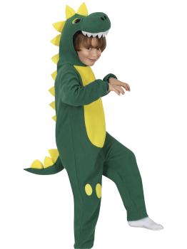 Disfraz Green Dinosaurio infantil con capucha