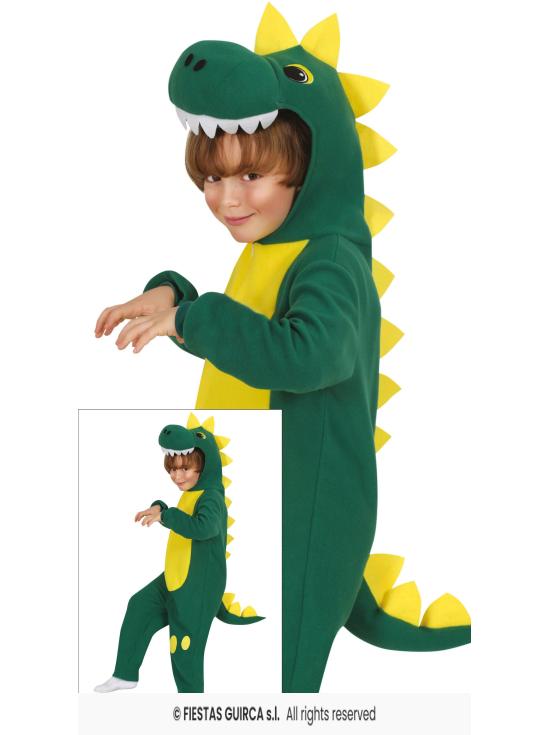 Disfraz Green Dinosaurio infantil con capucha