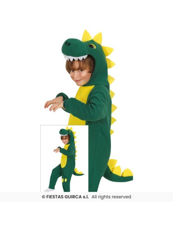 Disfraz Green Dinosaurio infantil con capucha