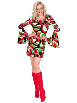 Disfraz Groovy años 70 Fashion adulta