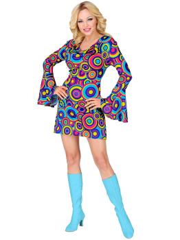 Disfraz Groovy años 70 Fashion Blue adulta