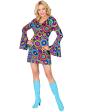 Disfraz Groovy años 70 Fashion Blue adulta