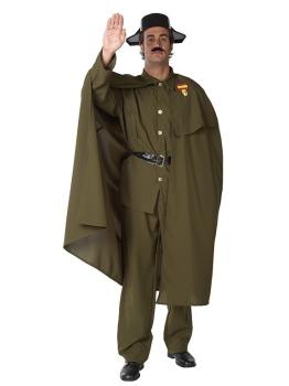 Disfraz Guardia Civil con Capa para adulto