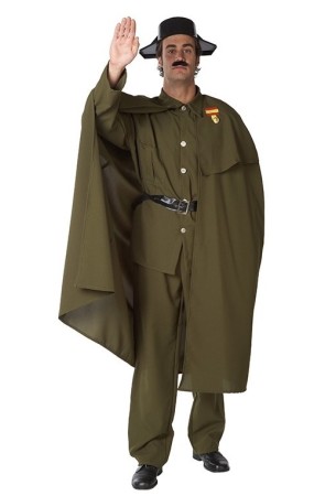 Disfraz Guardia Civil con Capa para adulto