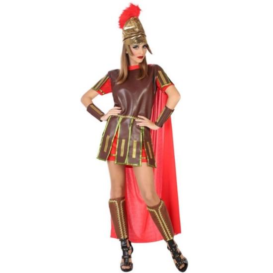 Disfraz Guerrera Romana Roja para adulta