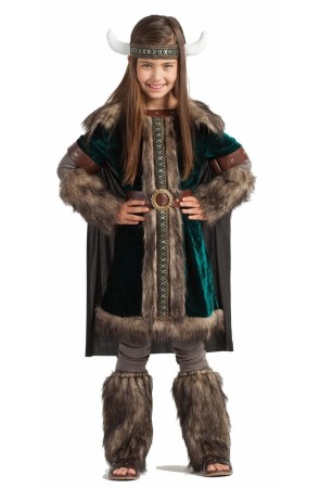 Disfraz Guerrera Vikinga del Norte para Niña