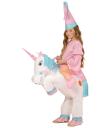 Disfraz Hada con Unicornio Hinchable Talla única