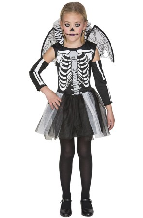 Disfraz Hada Esqueleto para niñas
