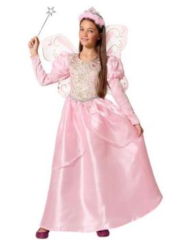 Disfraz Hada Madrina Rosa en talla infantil