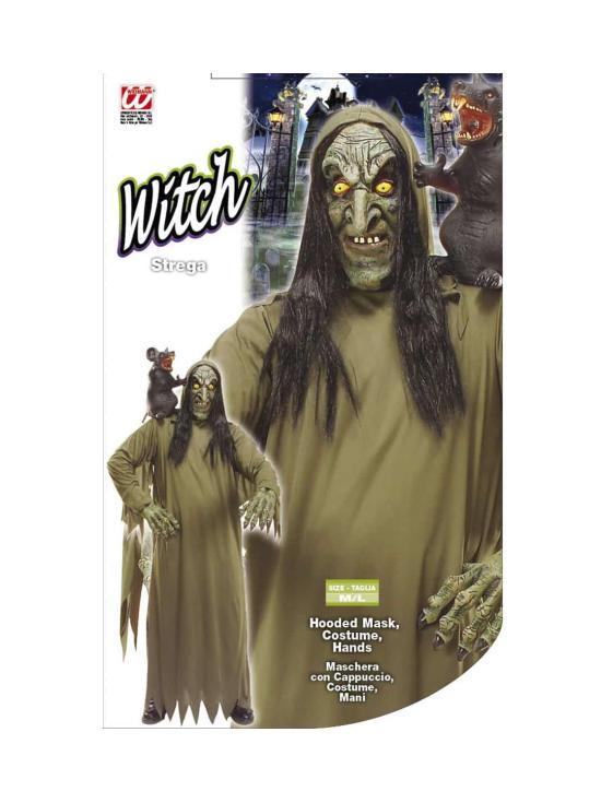 Disfraz Halloween Bruja Terror talla única adultos