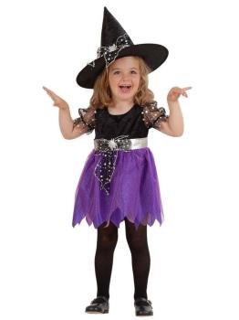 Disfraz Halloween Brujita Morada