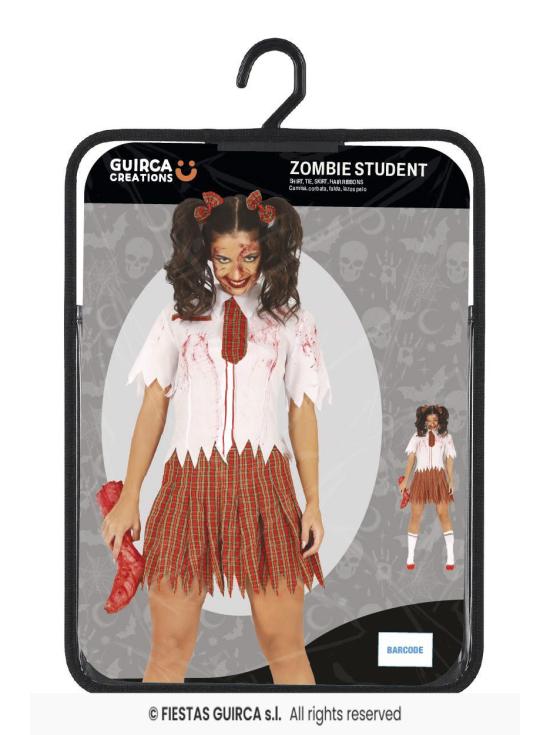 Disfraz halloween Colegiala Zombie.
