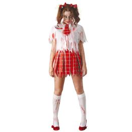 Disfraz halloween Colegiala Zombie.