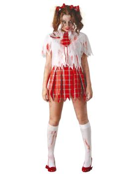 Disfraz halloween Colegiala Zombie.