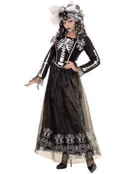 Disfraz Halloween Dama Esqueleto. adulta