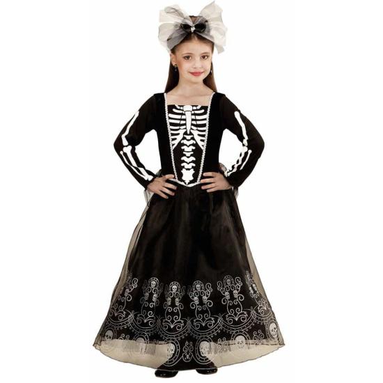 Disfraz Halloween Novia Esqueleto infantil