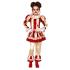 Disfraz Halloween Payasa Rayas talla infantil