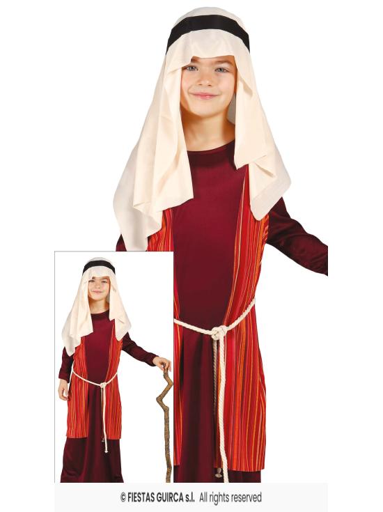 Disfraz  Hebreo Pastor Rojo infantil