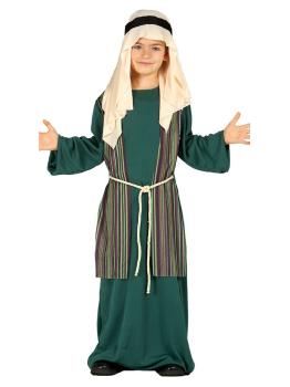 Disfraz Hebreo Pastor Verde Talla infantil