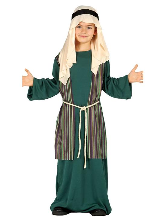 Disfraz Hebreo Pastor Verde Talla infantil