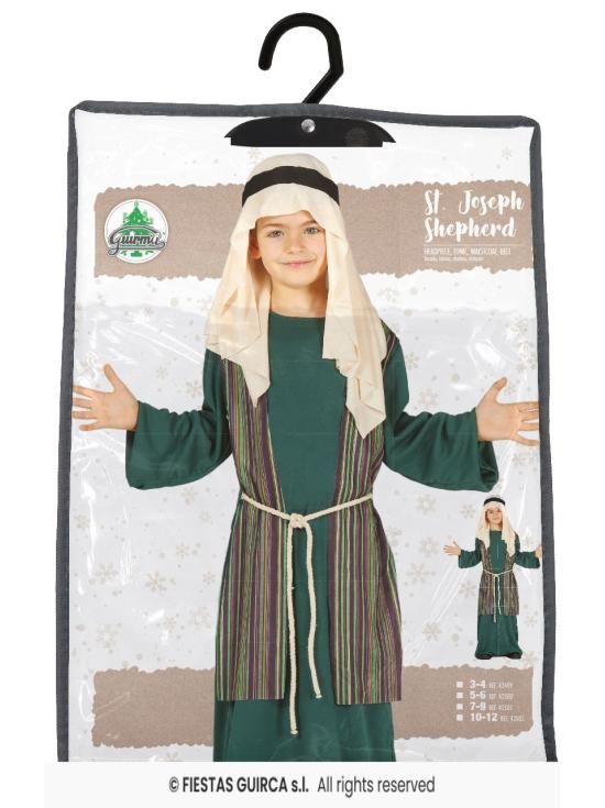 Disfraz Hebreo Pastor Verde Talla infantil