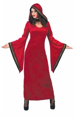 Disfraz Hechicera Roja del Mal adulta